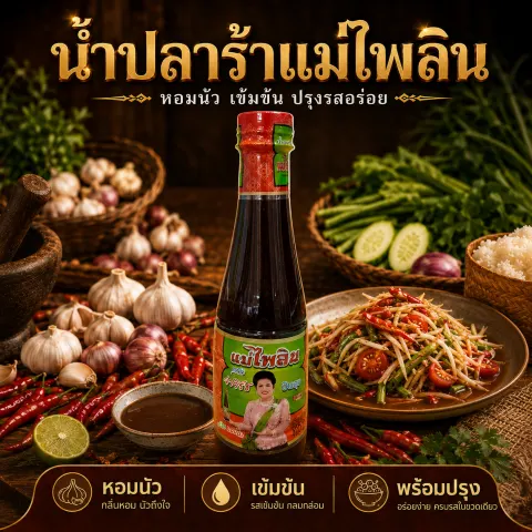 น้ำปลาร้าแม่ไพลิน จ่าวิรัช