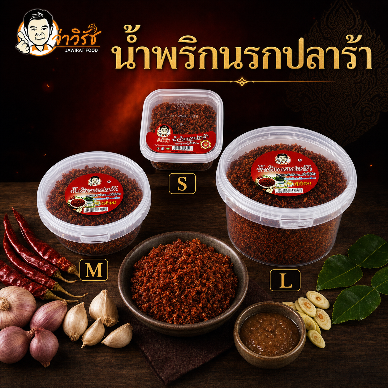 น้ำพริกนรกปลาร้า