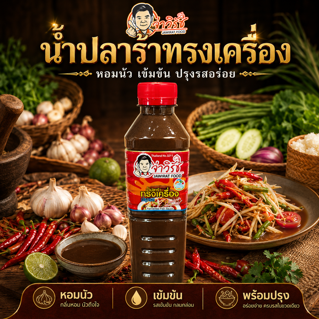 น้ำปลาร้าทรงเครื่อง